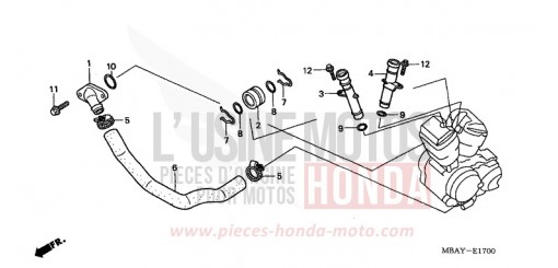 TUYAU D'EAU VT750C21 de 2001